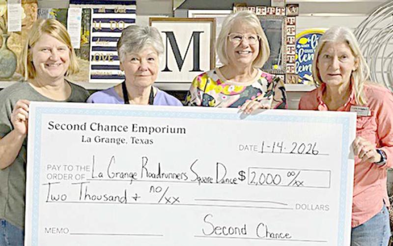 Funds given to Roadrunners Square Dance Club
