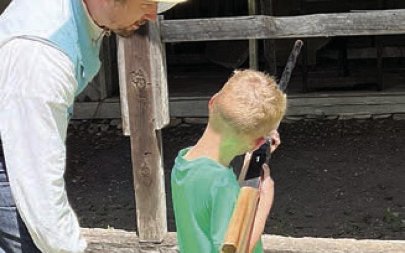 A laser shoot ing gall ery – inspired by the historic marksmanship competitions held by the Schuetzenverein – will be one of the activities at the Independence Day celebration on Saturday, July 5 at Kreische Brewery and Monument Hill State Historic Sites.