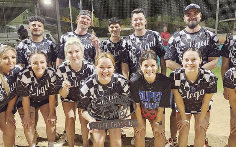Coed Tournament Champion – “E-legal” of San Antonio/Dallas.