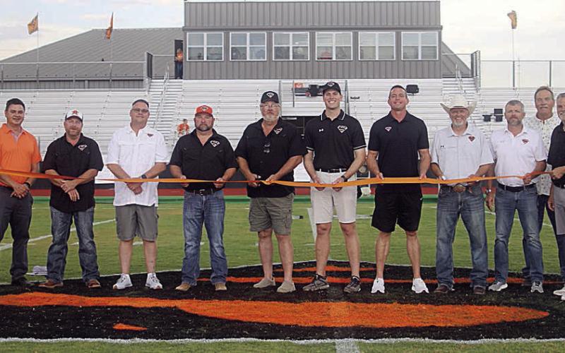 Ribbon cutting kicks off football season at new stadium