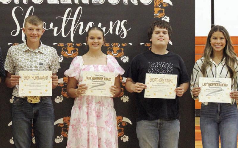‘Shorthorn’ &amp; ‘Lady Horn’ awards presented at SHS