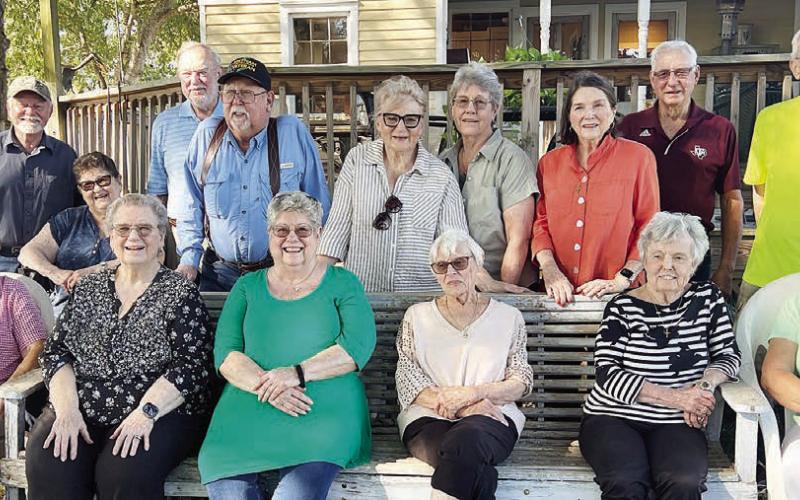 Schulenburg High class of 1963 gathers at Guettermann home