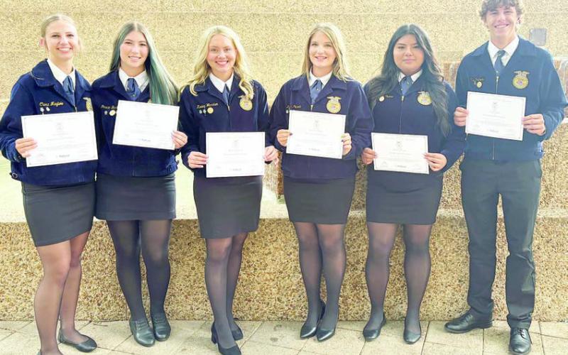 SHS students earn FFA’s highest degree