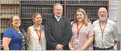 Four CASA volunteers sworn in