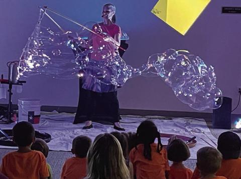 Fun bubbles over at the Public Library