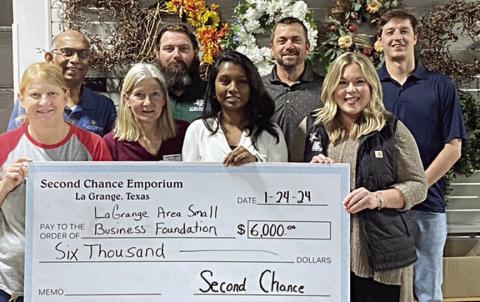Second Chance donates toward symposium in La Grange