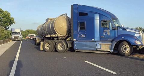 No injuries reported in multi-vehicle accident