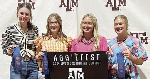 FFA’ers win awards at Aggiefest Livestock Judging Contest