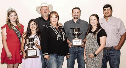 Champions Valley Brangus bull receives award