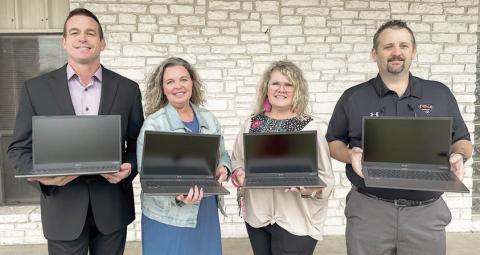 SISD trustee secures computer donation from AMD