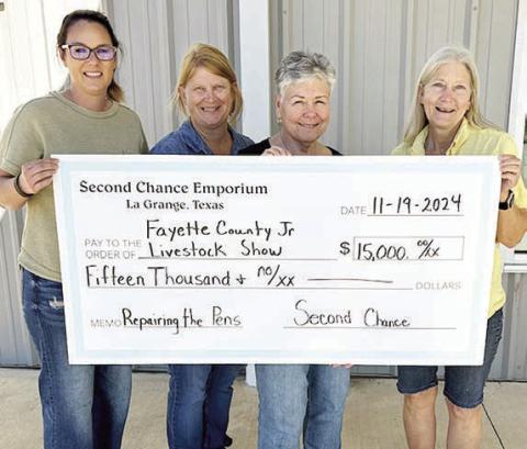 Second Chance donates to FCJLS