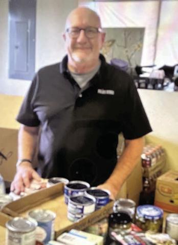 Majek Vineyard & Winery owner Randy Majek (pictured at left) recently delivered 187 pounds of nonperishable food from its food drive along with a monetary donation of $1,000 to the SchulenburgArea Food Pantry. Majek Vineyard &amp; Winery is located on FM 957 south of Schulenburg (https:// www.majekvineyard. com).