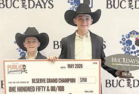 Buc Days speaking contest held