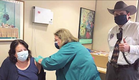 County has first COVID-19 vaccination
