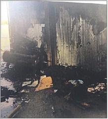 Structure fire midday Monday