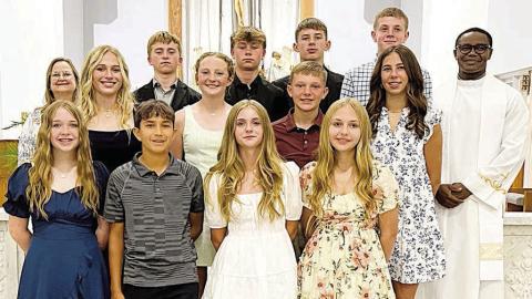 St. Rose eighth grade graduation Mass held