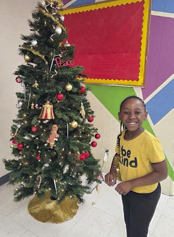 Decorating for Christmas at BGC.