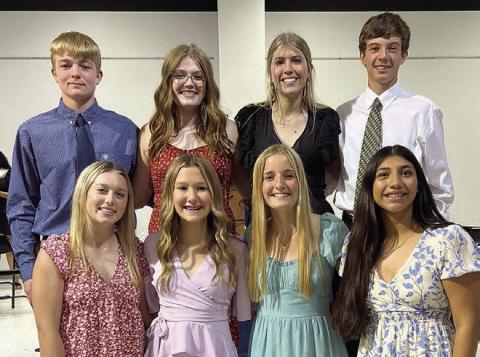 New inductees into SHS NHS
