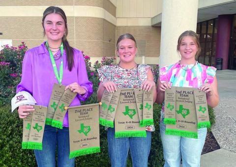 Livestock judging team places second at Texas 4-H Roundup