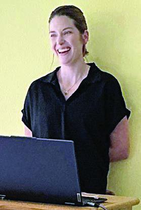 Dr. Leah Mikesky spoke about “Cardiovascular Health in Women” at the March meeting of the Literary Club.