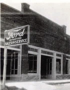 For many years, La Grange Motor Company sold Ford automobiles at 140 South Washington St. in La Grange – Photo Courtesy of Fayette Heritage Museum &amp; Archives