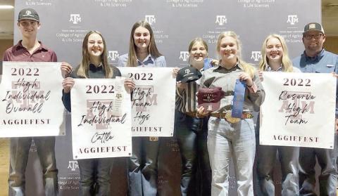 FFA team places second at Aggiefest with high-point individual