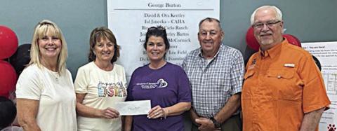 Hermann Sons Life, Plum, donates to Animal Shelter