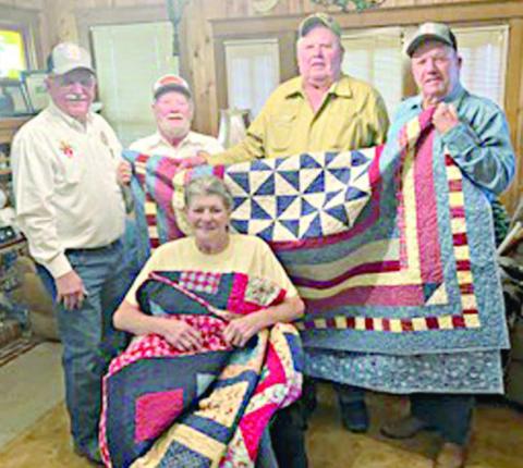 Kutacs receive Quilts of Valor