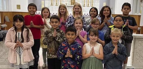 St. Rose CCD students receive Sacrament of Penance & Reconciliation