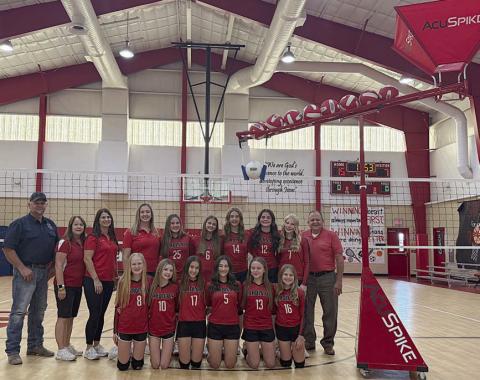 KCs donate toward AccuSpike for St. Rose volleyball team