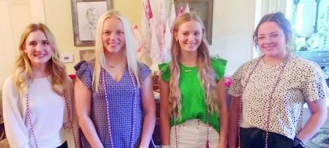 Good Citizens for 2024 – (from left) Ava Matias of Sacred Heart High School, Hannah Fisbeck of Weimar High School, Alley Fitzgerald of Columbus High School and Hope Schneider of Rice Consolidated High School.