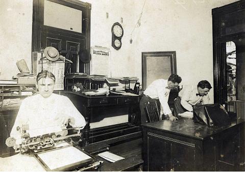 Fayette County Courthouse interior. Photo Courtesy of Fayette Library & Archives