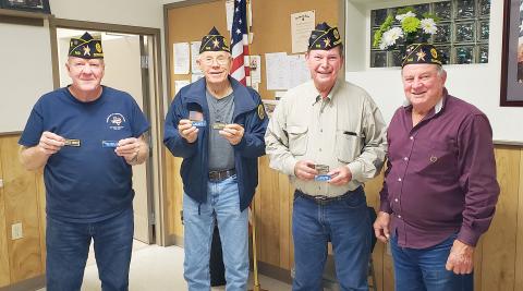 Legion members in new positions get badges, insignias