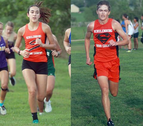 Top SHS finishers at local XC meet