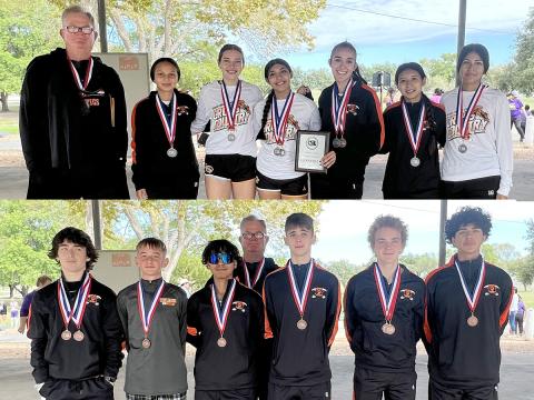 Schulenburg High runners earn medals at district XC meet