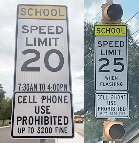 SPD gives school zone reminder