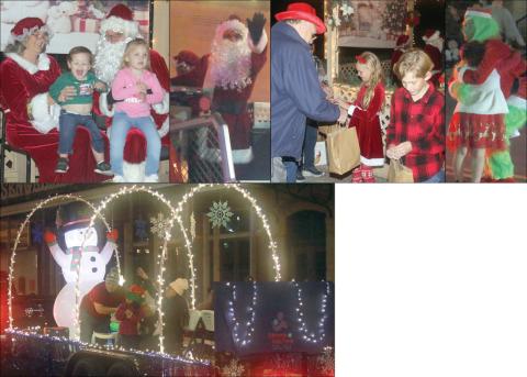 Santa & Mrs. Claus visit for Chamber’s Lighted Christmas Parade