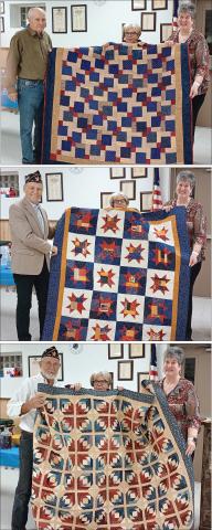 Legionnaires get Quilts of Valor