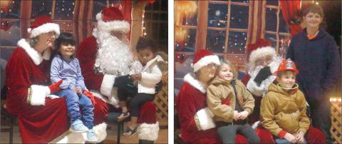 Santa and Mrs. Claus visit