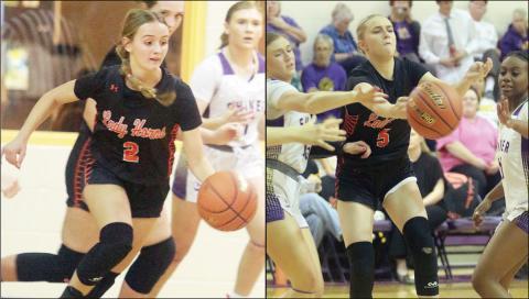 Lady Horns finish off district with win in Shiner