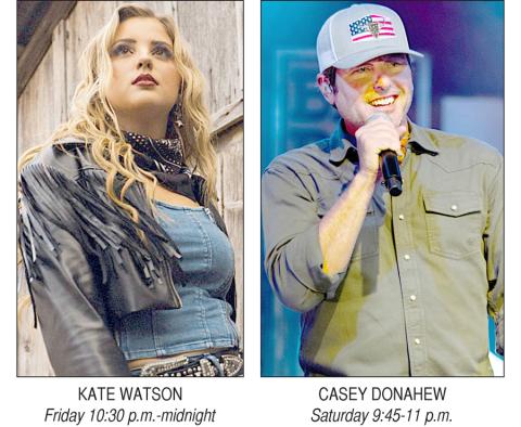 Kate Watson, Casey Donahew headline this year’s Festival