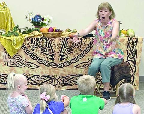Story time at the Library