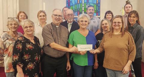 Zion Lutheran donates to SAFP thru drive held by Dorcas Guild