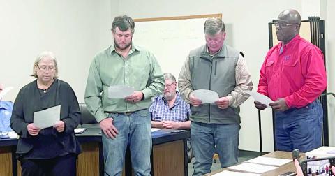 Newly-elected local officials sworn in