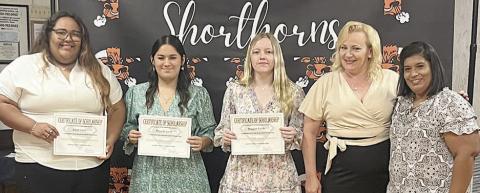 SISD Band Boosters recognize scholarship recipients, senior band members