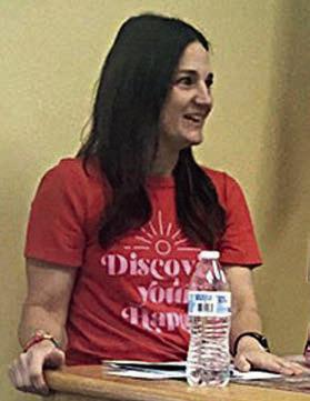 Giving the program on And Then to members was Erin Wotipka.