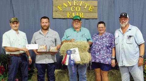 Young Farmers Hay Show grand champion exhibitor