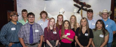 Stanzel scholarship recipients honored at social