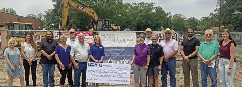 Arts & cultural center in Fayetteville selected for grant from LCRA, Bluebonnet