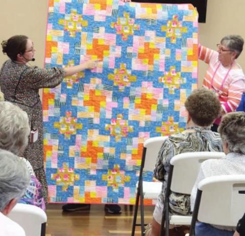 Cureton displays quilts at CVQG meeting